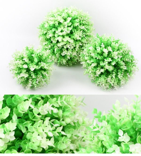 topiary grass balls